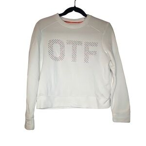 Orangetheory White Sweatshirt with OTF Design